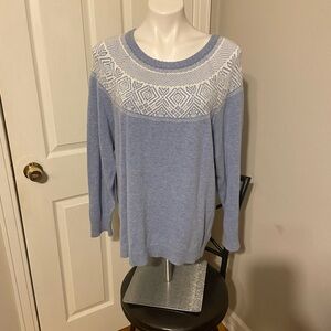 Croft & Barrow 1X sweater EUC